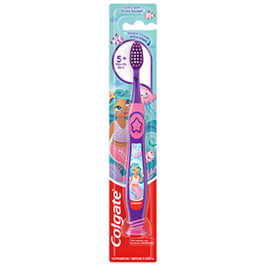 Bàn chải đánh răng Mermaid Colgate® Kids, siêu mềm dành cho trẻ em từ 5 tuổi trở lên