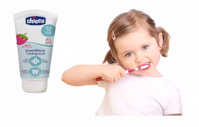Kem đánh răng Chicco cho bé 1 tuổi