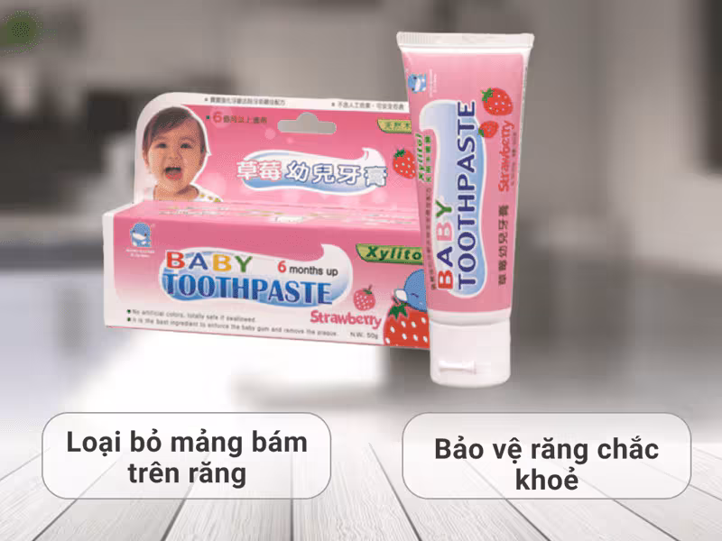 Kem đánh răng Chicco cho bé 1 tuổi