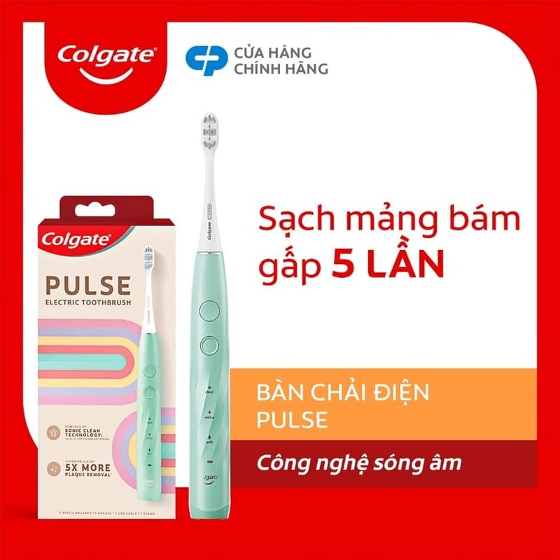 Bàn chải điện Colgate PULSE cho người niềng răng