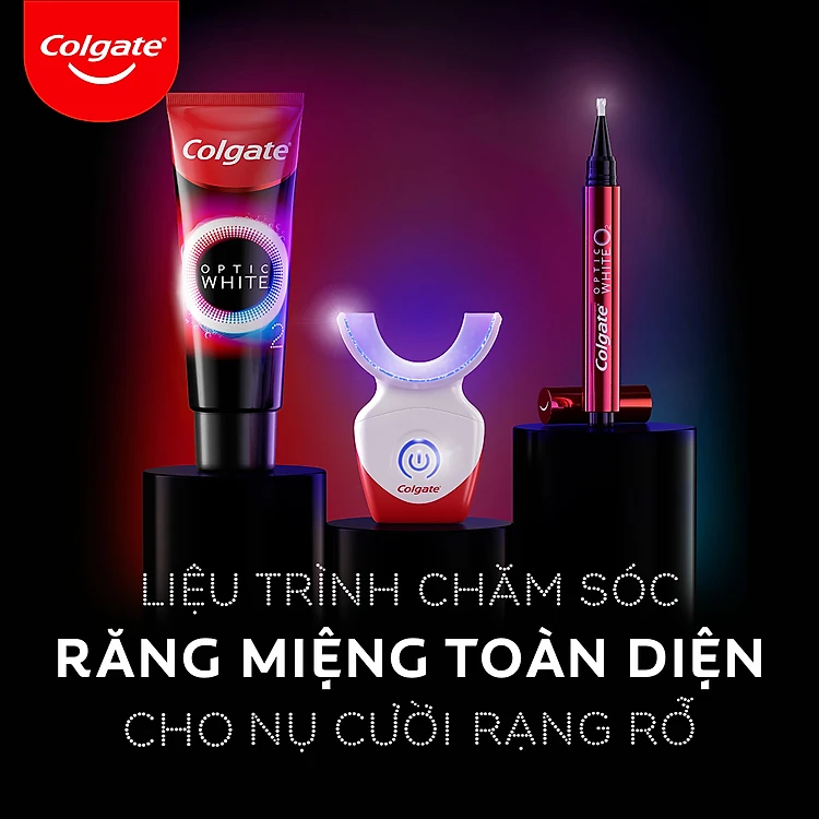 Bộ kit trắng răng Colgate Optic White O2